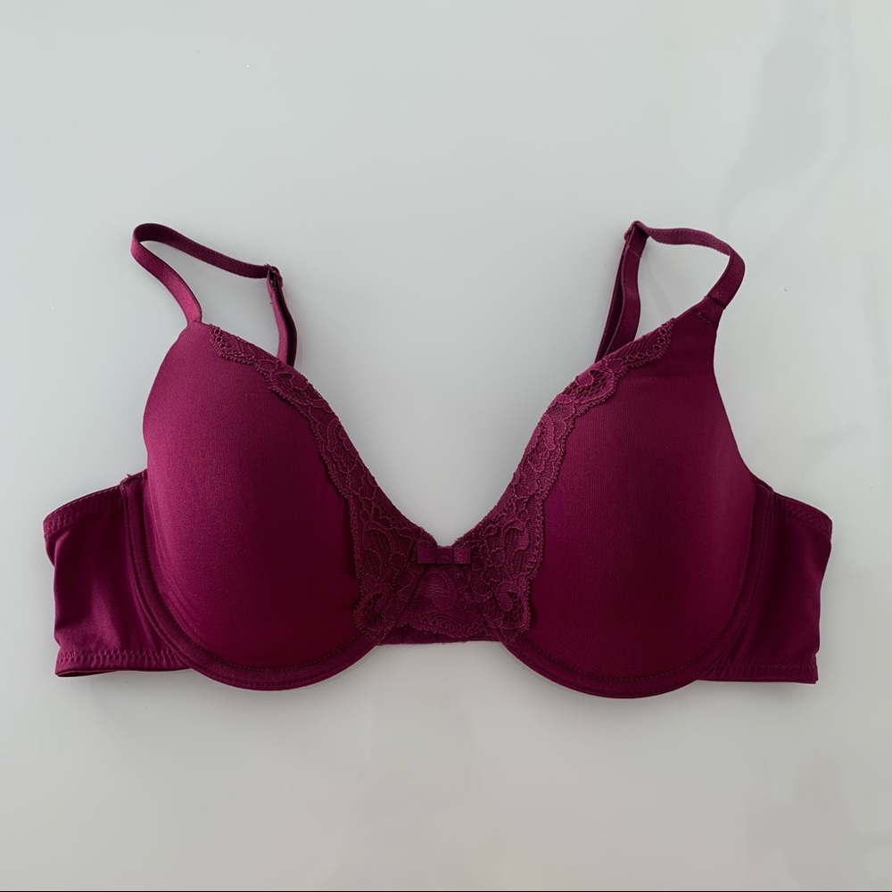 Maidenform 34C Berry Underwire Lightly Padded Bra